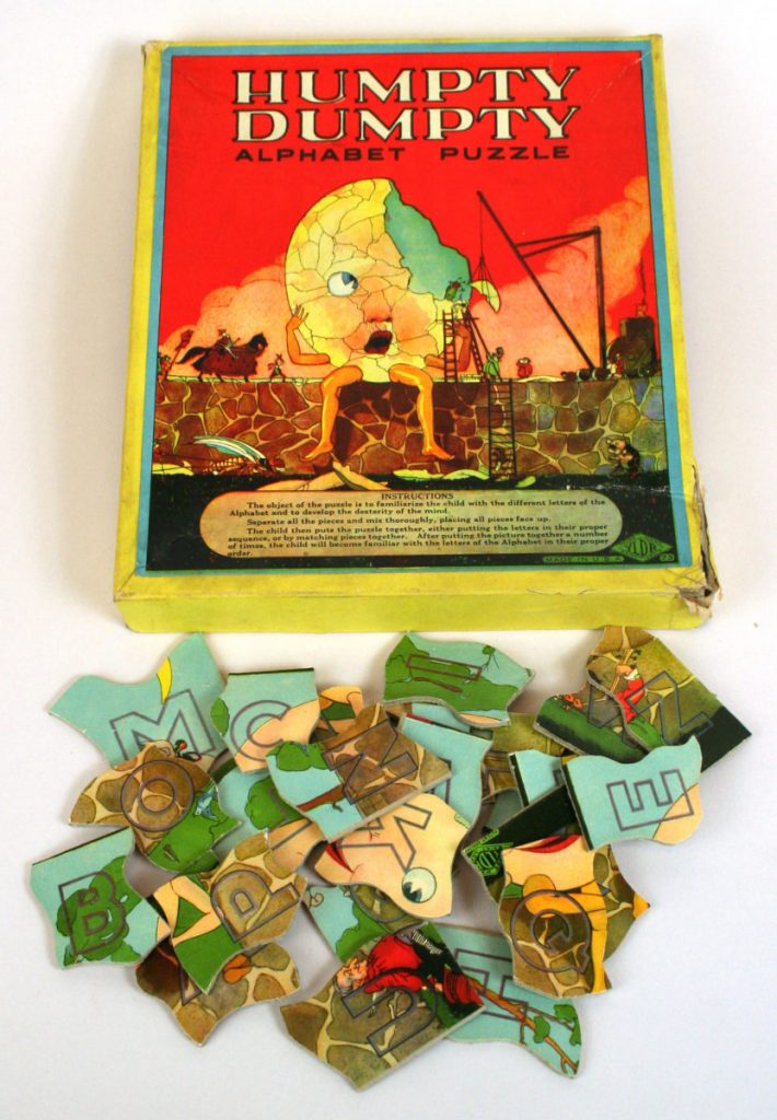 Humpty Dumpty Alphabet Puzzle - Urban Vintage Collectibles